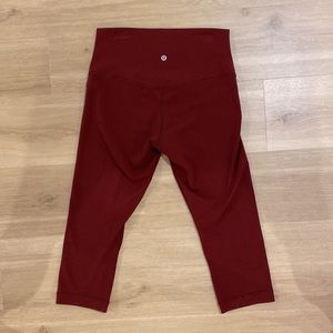 Lululemon Align cropped leggings womens size 8
